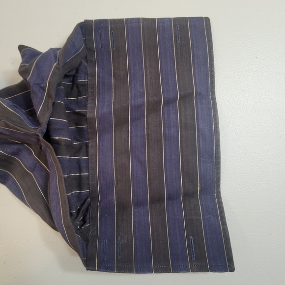 Sean John Mens Shirt Size  16 5   -32/33 Long Sleeve Striped Button Up - Picture 8 of 11